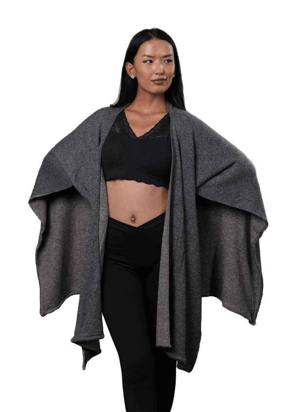 Natural Handloom Cashmere Cape Shawl